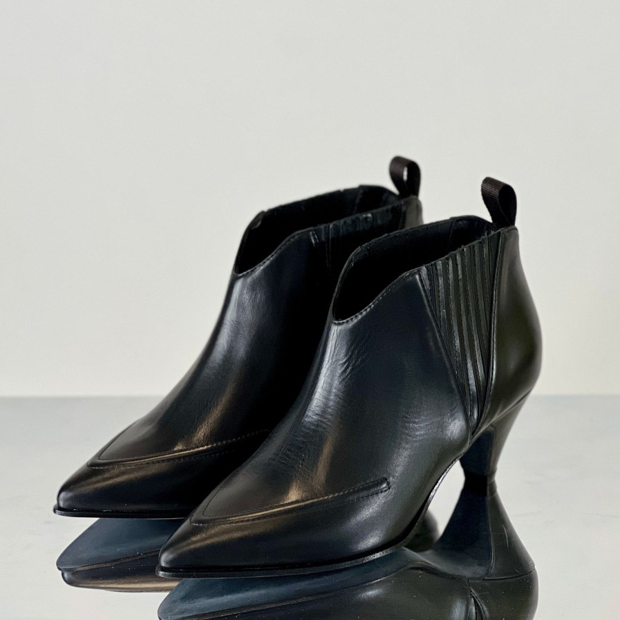 Scarpe AME | Tronchetto In Pelle Nero