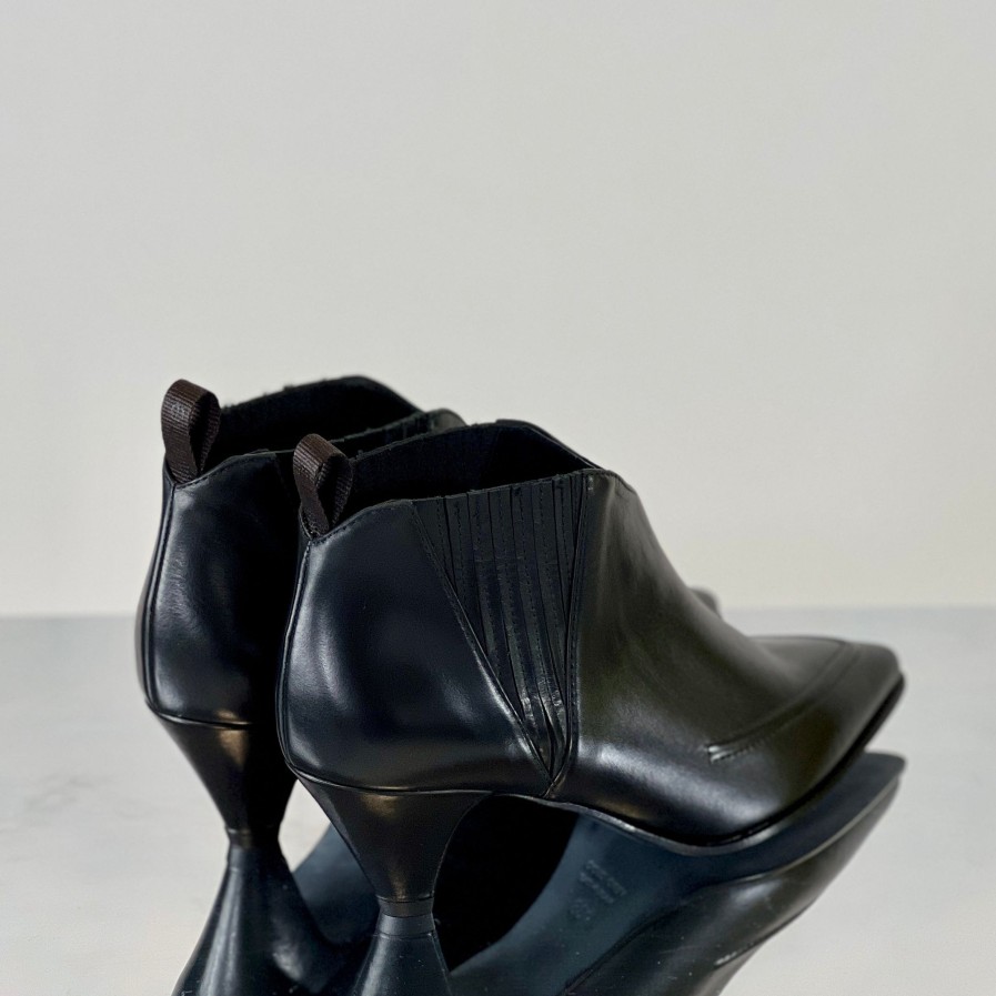 Scarpe AME | Tronchetto In Pelle Nero