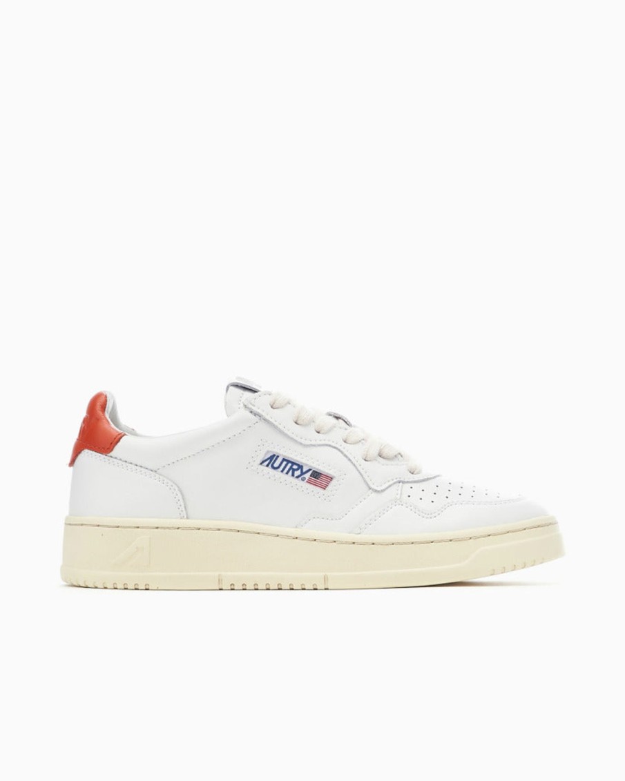 Scarpe AUTRY | Sneakers Autry Bianco Arancio White/Orange