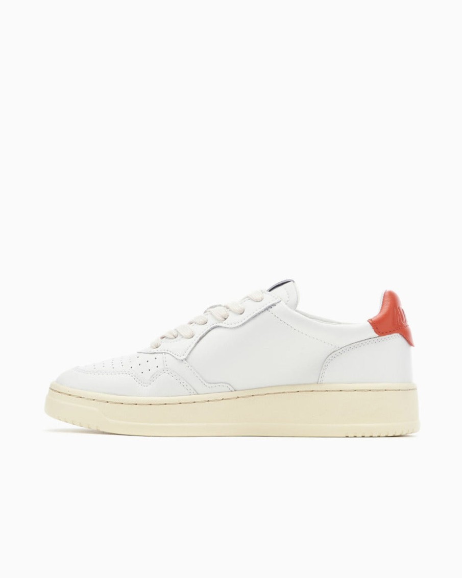 Scarpe AUTRY | Sneakers Autry Bianco Arancio White/Orange