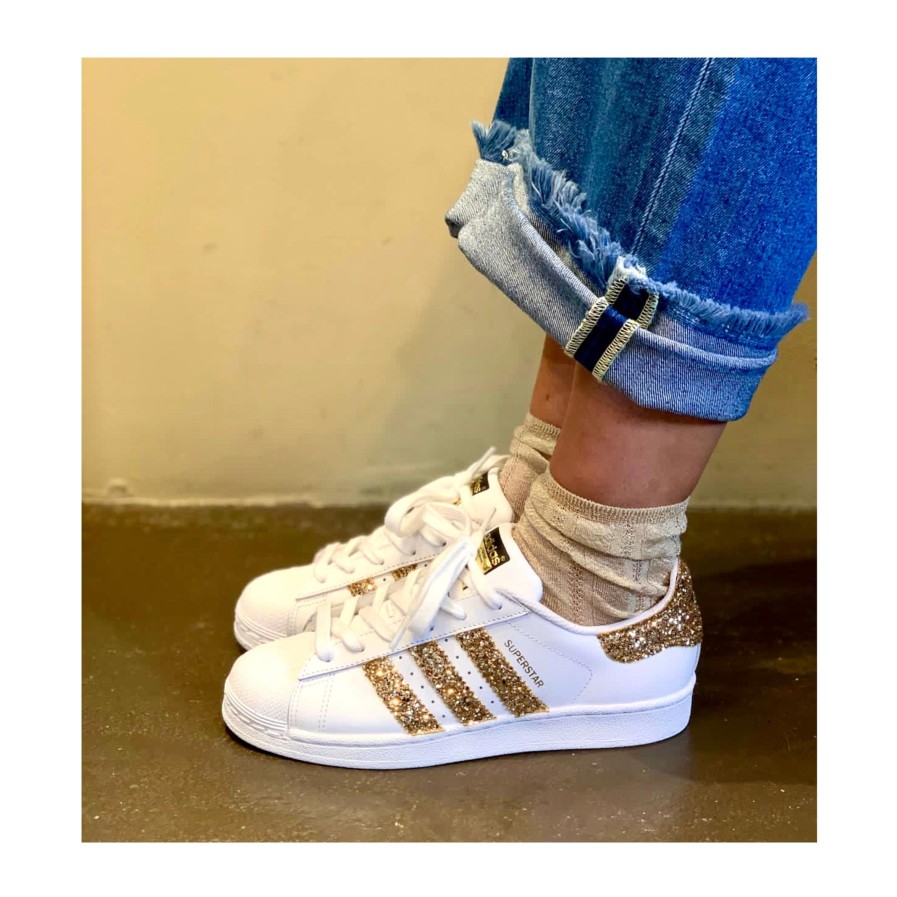 Scarpe ArsenalDonna | Adidas - Superstar Con Glitter Oro