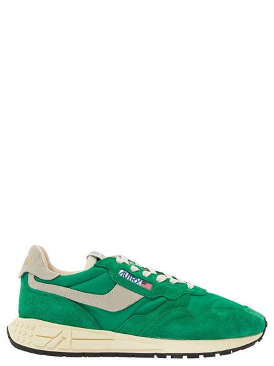 Scarpe AUTRY | Sneakers Autry Reelwind Bianco Verde Wht/Green