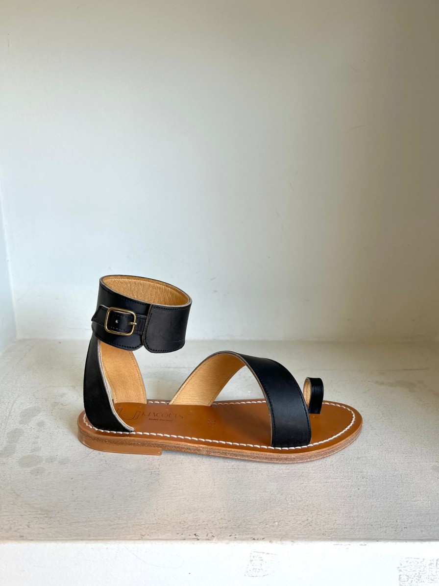 Scarpe KJACQUES | K. Jacques St. Tropez - Sandalo Callimaque Pul Noir