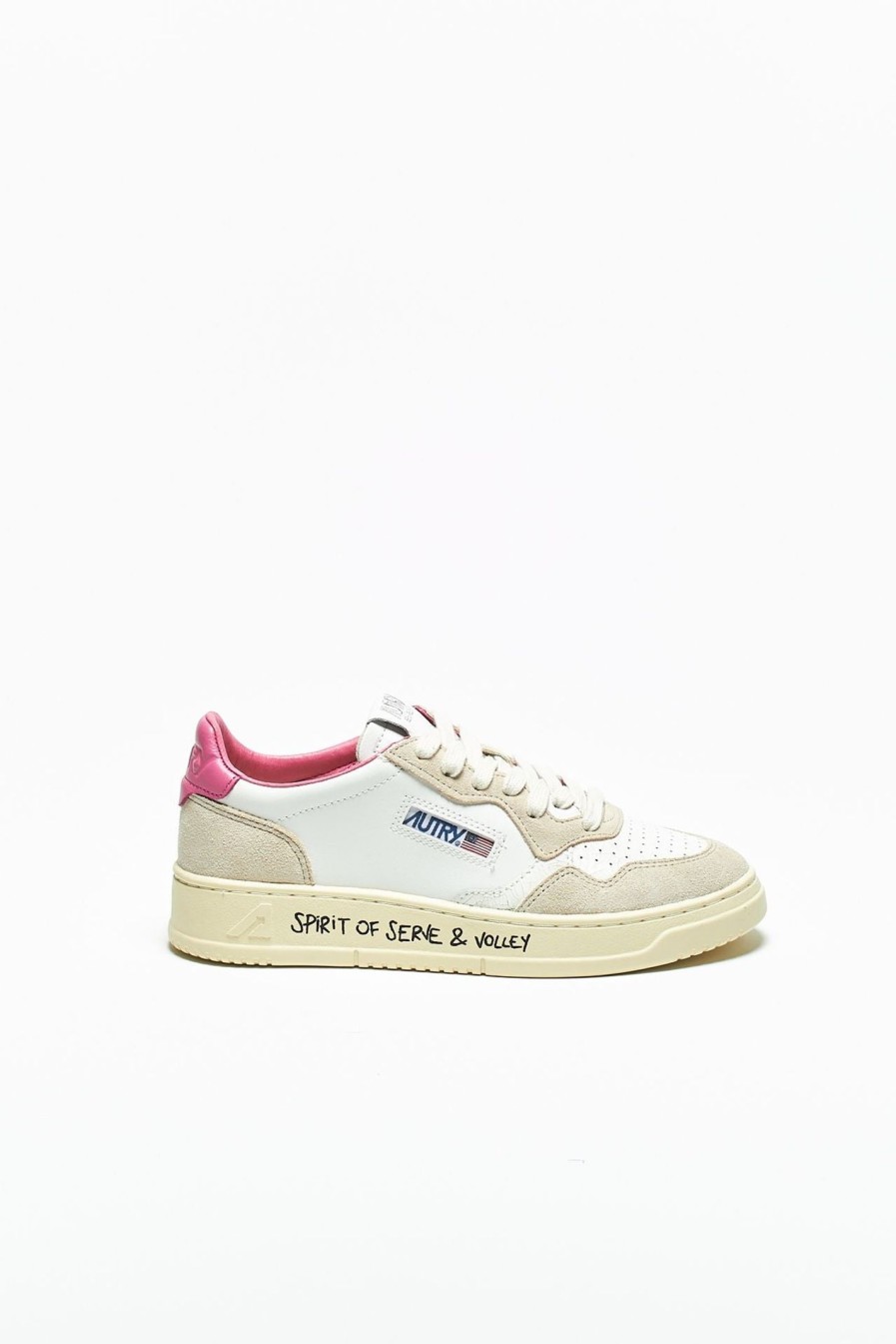 Scarpe AUTRY | Autry Volley Suede Fucsia Vy04 Wht/Snd/Fpk