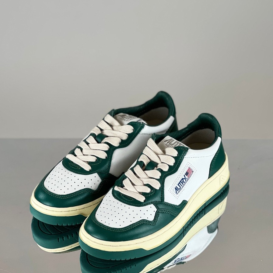 Scarpe AUTRY | Autry Aulw Wb11 Bicolore Bianco Verde Wht/Green