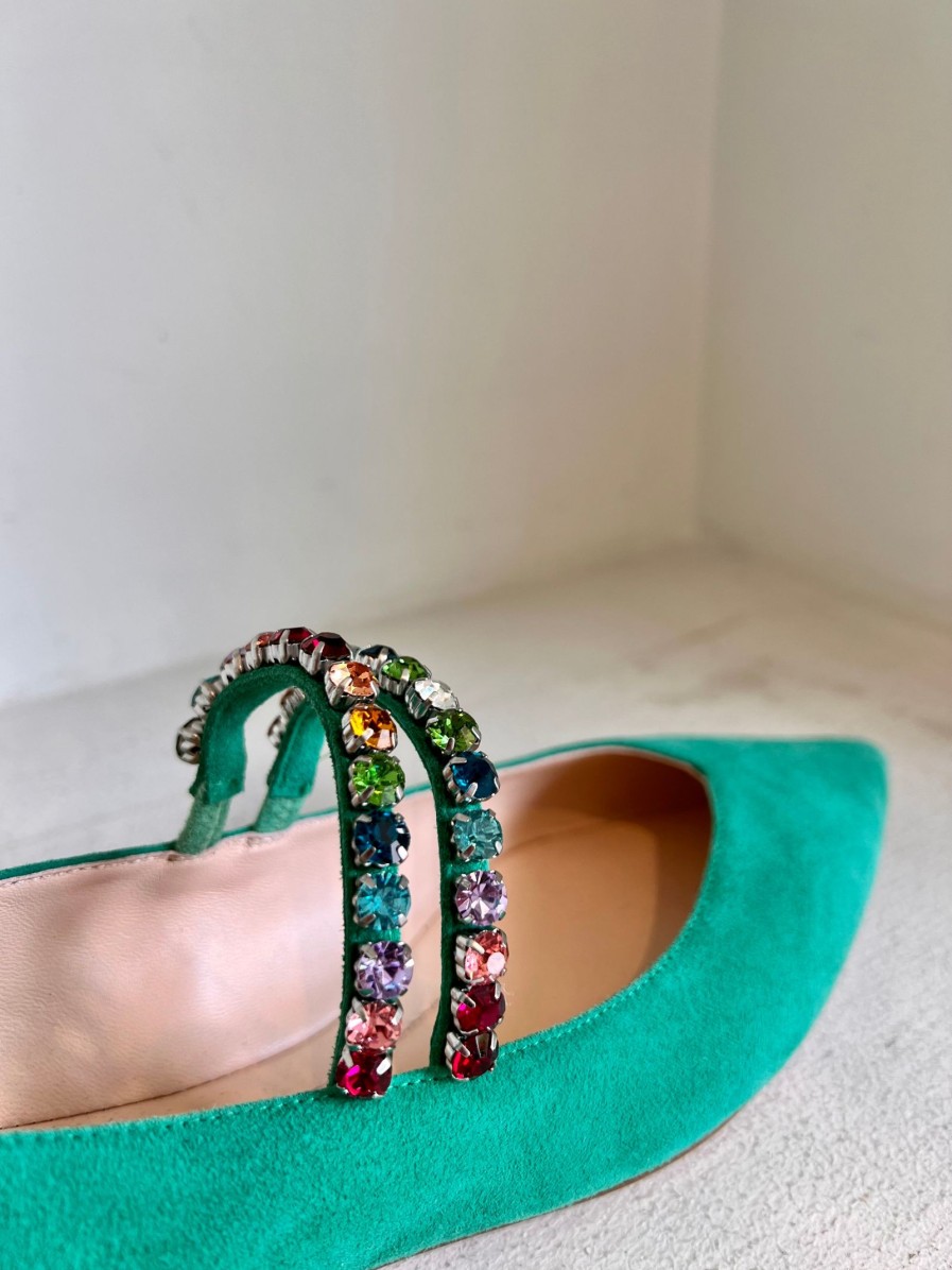 Scarpe PROSPERINE | Prosperine - Ballerina Gioiello Verde