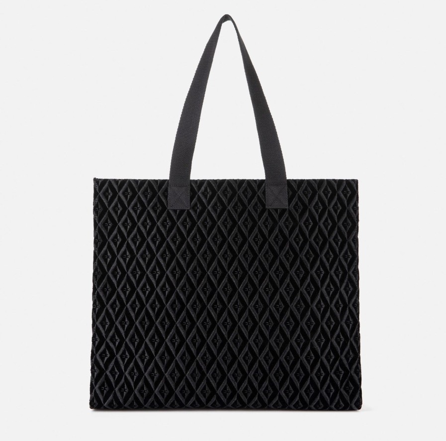 Borse ELISABETTA FRANCHI | Shopper In Velluto Nero