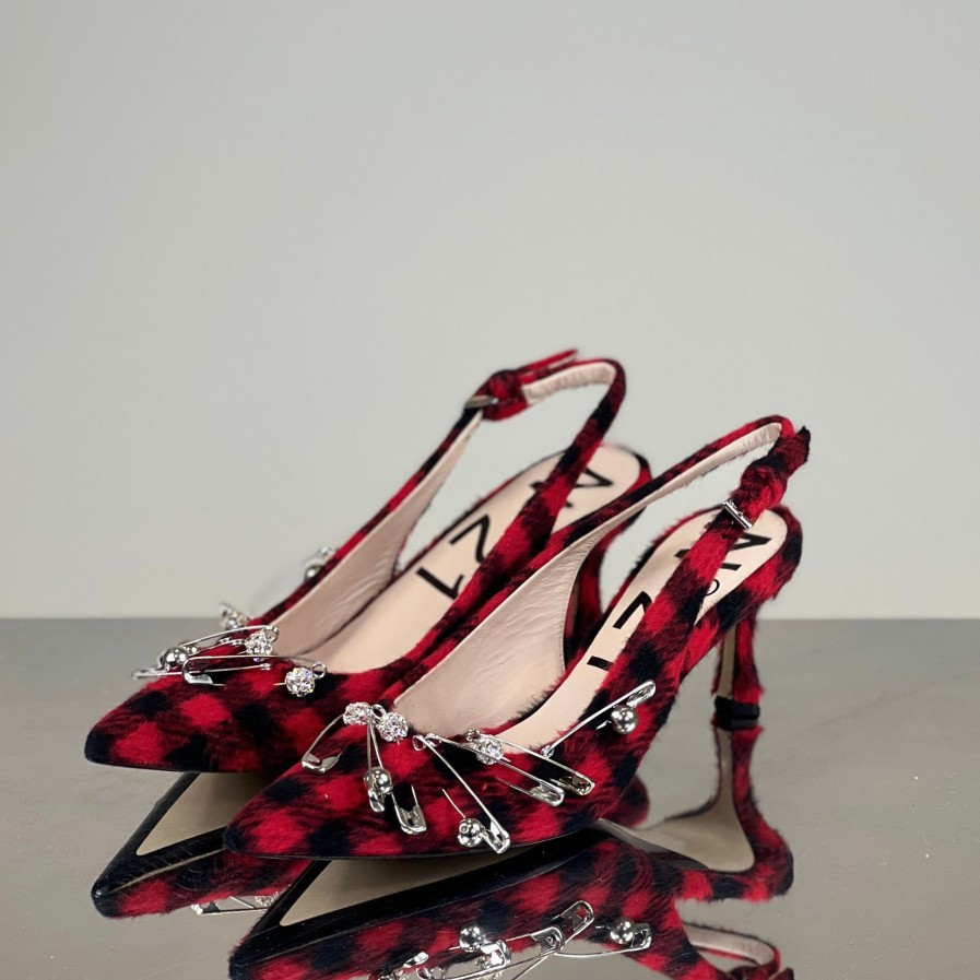 Scarpe N21 | N°21 - Slingbacks Red/Black